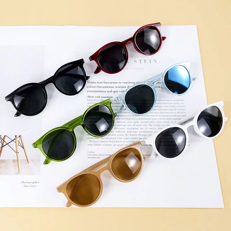 1-10 stücke neue Kinder Sonnenbrille bunte Jungen Mädchen reflektierende Sonnenbrille Kinder Hawaii Brille Strand Themen Party Dekoration