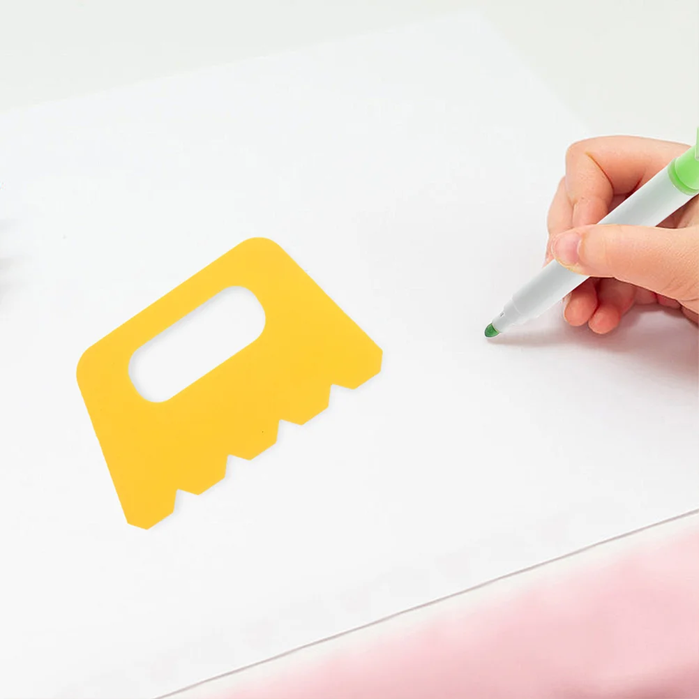 مجموعة رسم بلاستيكية متعددة الوظائف مكونة من 12 قطعة لتعليم الطفولة المبكرة، فرش طلاء بتصميم فريد من نوعه، عمل فني نابض بالحياة #5