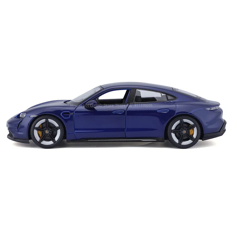 Bburago 1:24 NEW Scale Porsche Taycan Turbo S alloy racing car Alloy Luxury Vehicle Diecast Cars Model Toy Collection Gift