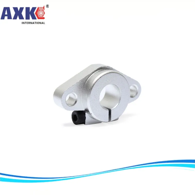 AXK 4p SHF8 SHF10 SHF12 SHF16 bearing shaft support for 8mm 10mm 12mm 16mm rod round shaft support diy XYZ Table CNC  3D Printer