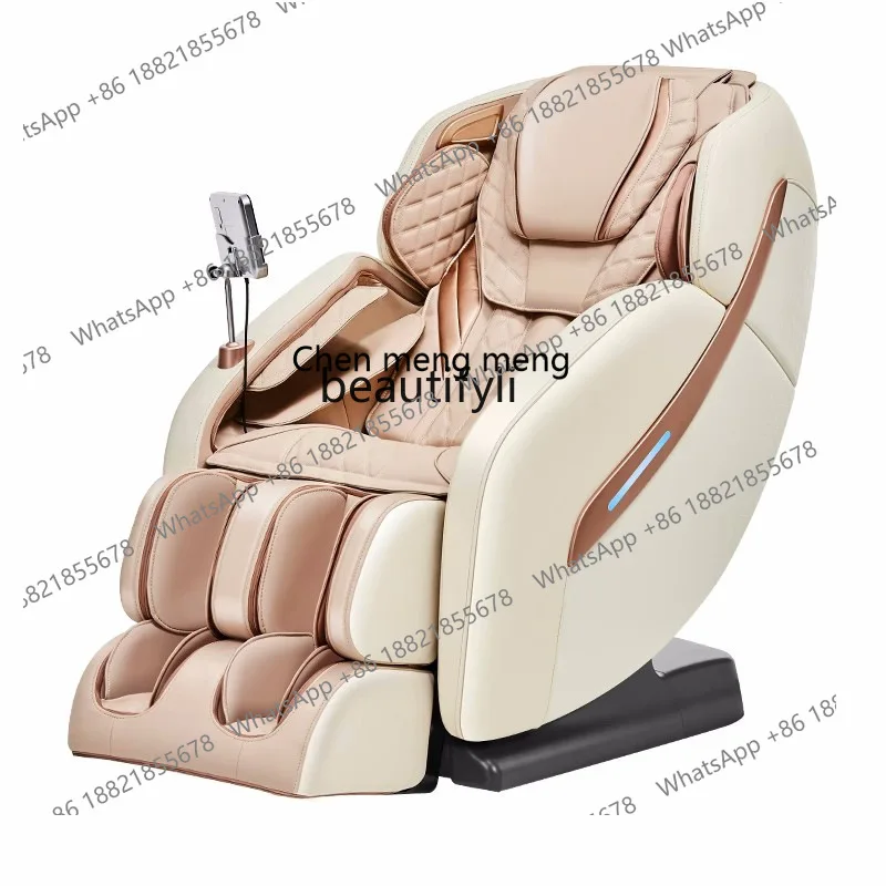 Whole body airbag wrapped massage hammer massage chair lying flat music relaxation integration