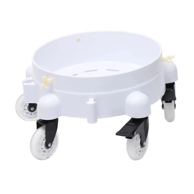 

Removable Rolling Bucket Dolly 360° Turning Swivel Caster Detail Kit with Wheels Storage Tray Tote Insert Locking Casters