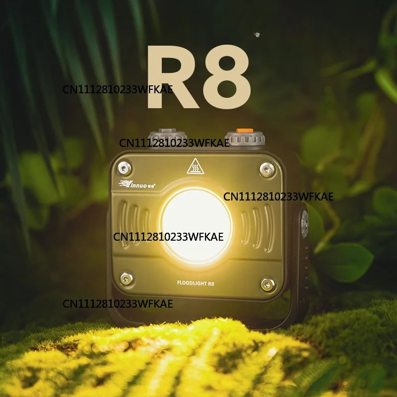 R8 Outdoor Lighting Rechargeable Camping Light Tent Emergency Mobile Flood Light