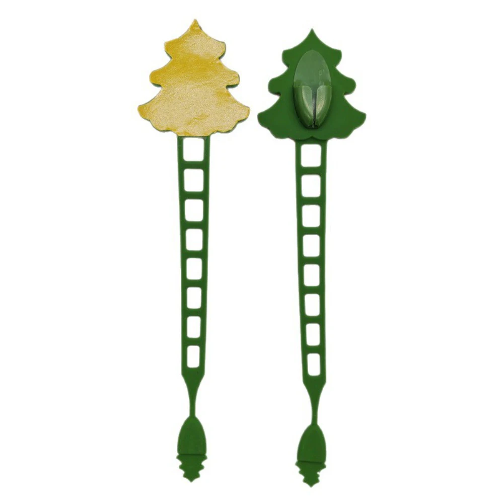 Christmas Wreath Silicone Hook Rattan Stocking Bracket Fireplace Tie Hook Multi Purpose For Closet Wall Organizer
