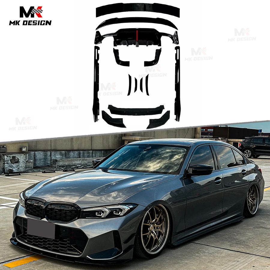 

VTEN Style Body Kits for BMW G20 G28 LCI 23-24 Front Lip Side Splitters Side Skirts Rear Diffuser Rear Spoiler Roof Spoiler