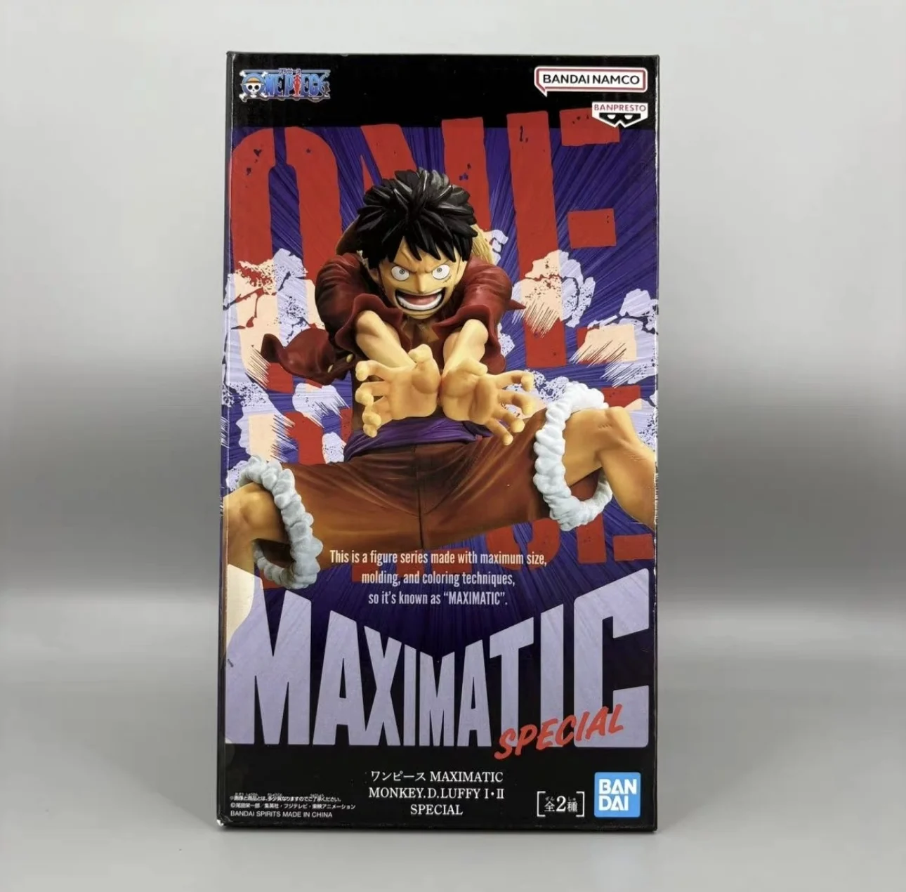 Bandai Echte Originele BANPRESTO EEN STUK MAXIMATIC MONKEY.D.LUFFY SPECIALE Anime Figuur Poppen Model Speelgoed Geschenken Collectie Gift