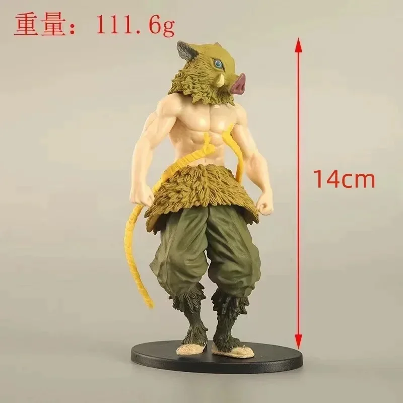 In Stock Bandai Demon Slayer Hashibira Inosuke Anime Figure Kimetsu No Yaiba Kamado Tanjirou Figure Kizuna No Sou Model Toy Gift