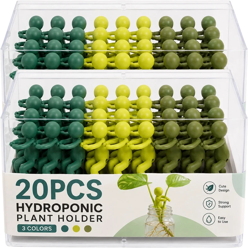 20/1PCS Cute Plant Stand Plastic Plant Support Pile Greenhouse Arrangement Fixed Rod Indoor Flower Plant Vine Climbing Bracket
