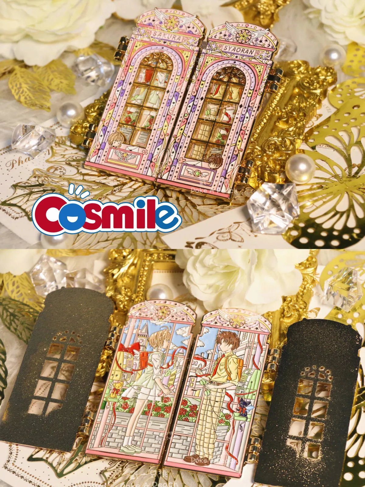 Cosmile Sakura Metal Badge Brooch Pins Button Cosplay Props C