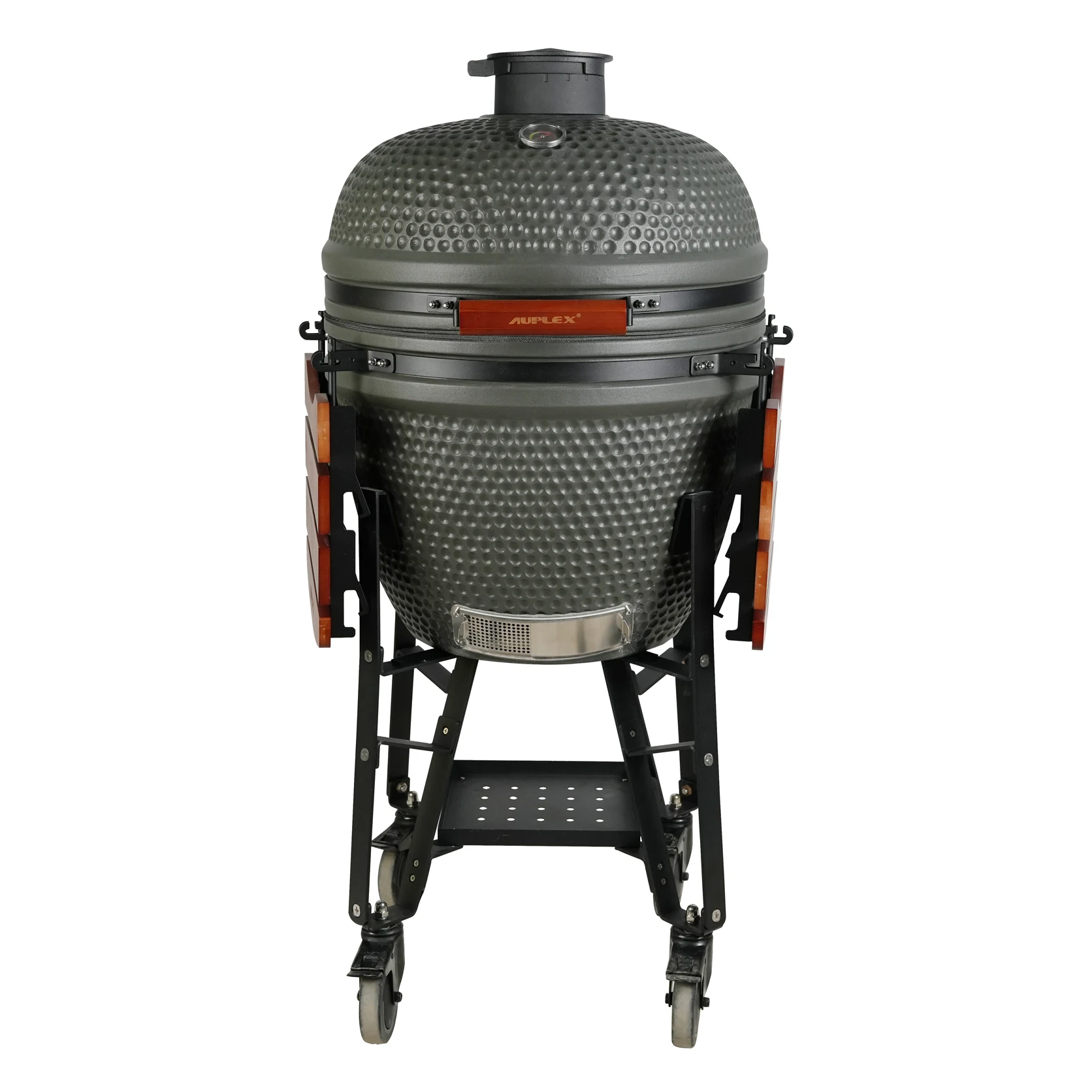 

Auplex 23.5 Inch Large Outdoor Kamado Grill Premium Ceramic BBQ Outdoor Charcoal Barbecue