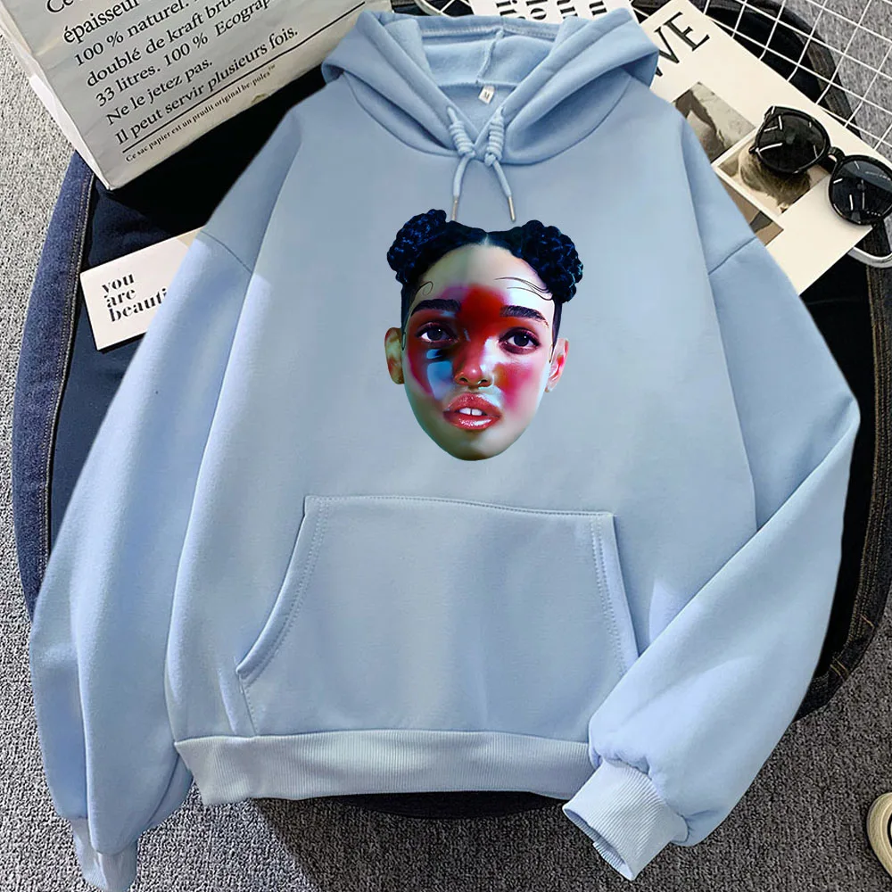 EUSEXUA 2024 New Song Hoodies Singer FKA Twigs Graphic Sweatshirts Ropa De Mujer Sudaderas Women/Men Clothes Round Neck Hoodie