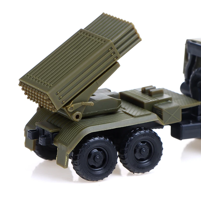 1/72 Russia KAMAZ-5350 Military Truck Assembly Puzzle Model Rocket Simulated Artillery Model Boys Toy