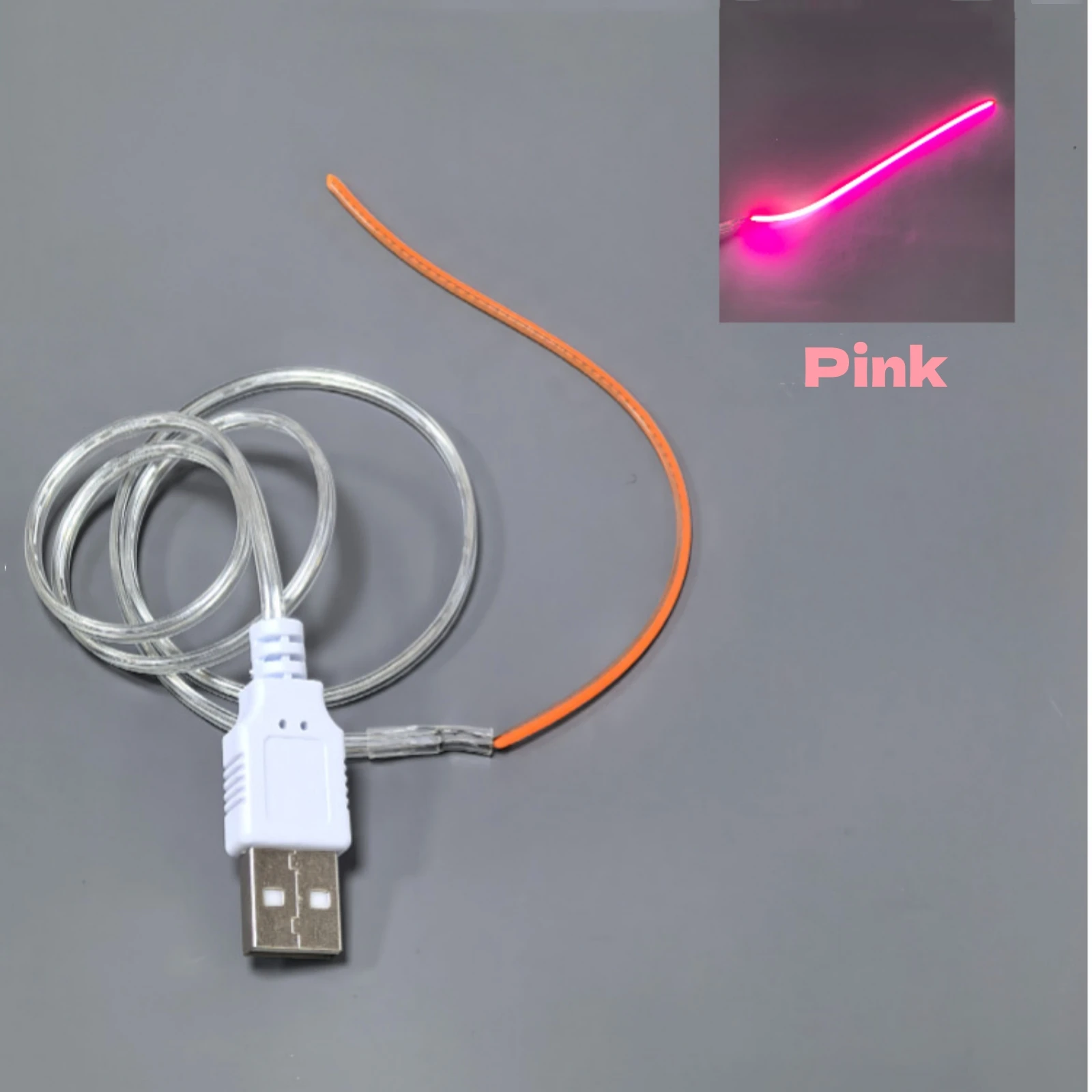 DC 5V USB LED-Filament flexibel 360° ° Leuchtende leuchtende biegsame DIY kreative Edison-Glühbirne, Lampenteile, Diodenbeleuchtung