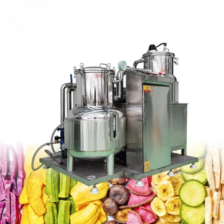 Low Temperature Vacuum Frying Machine for Fruit and Vegetable Chip  Pineapple Crisps Kiwi Crisps Automatic Vacuum Fryer Machine