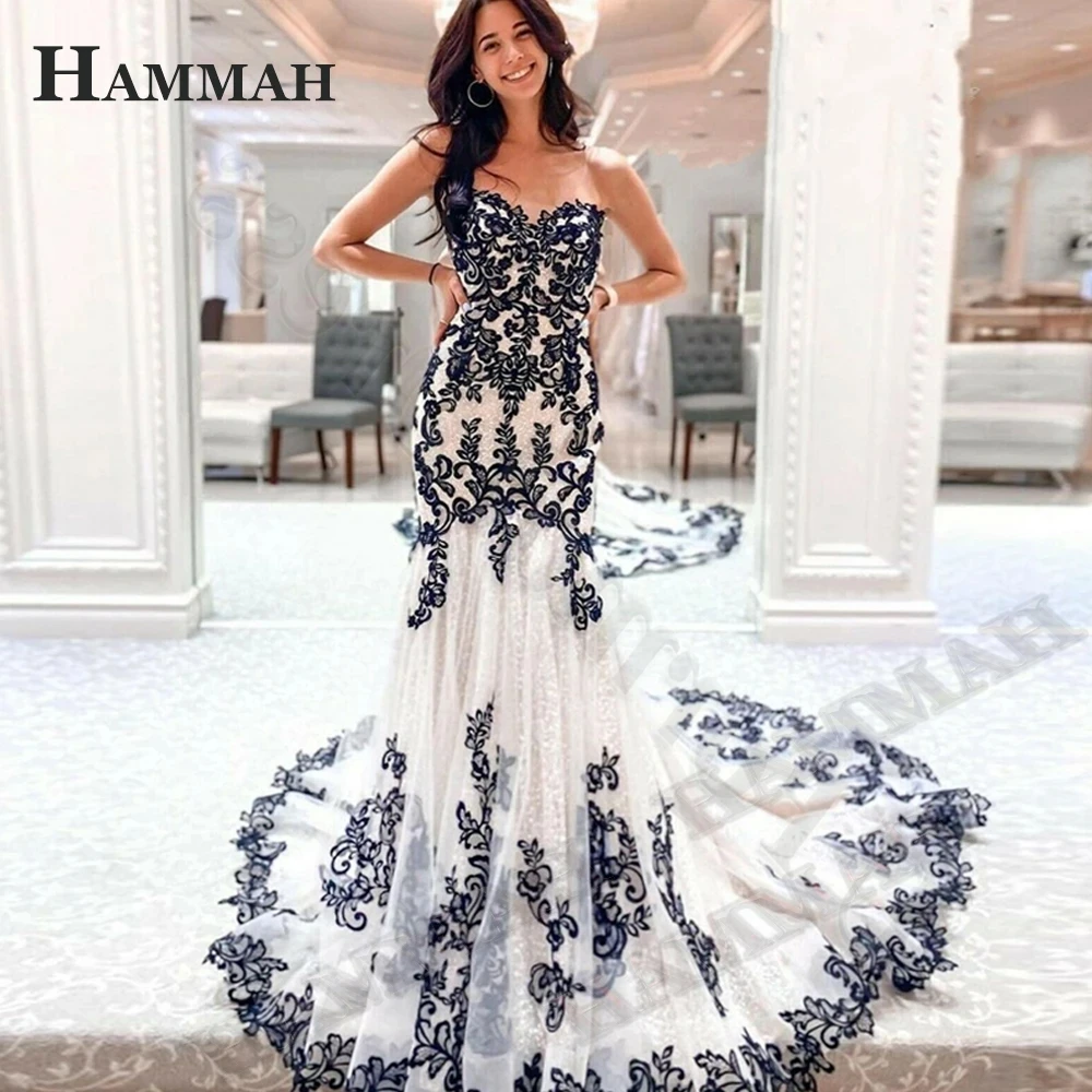 2024 Modest Brush Train Wedding Dresses Brides Gown Tiered Appliques Backless Sposa Vestidos Bridal Party Suit Robe De Mariée