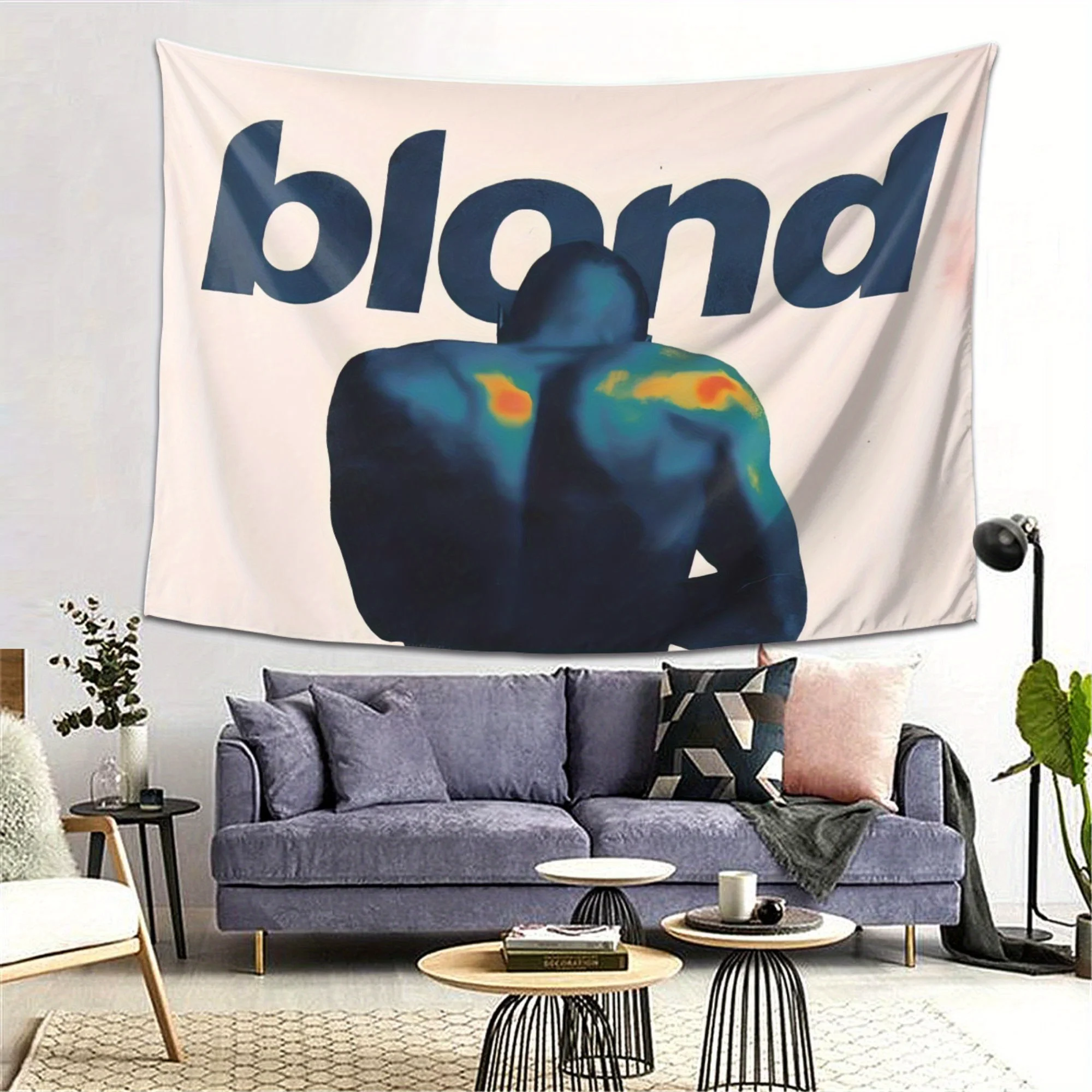 VIKAMA Blonde Frank Oscar Wanddekoration Wandteppich Wohnzimmer Schlafzimmer Büro Terrasse Club Fitnessstudio Dekoration Wandbehang
