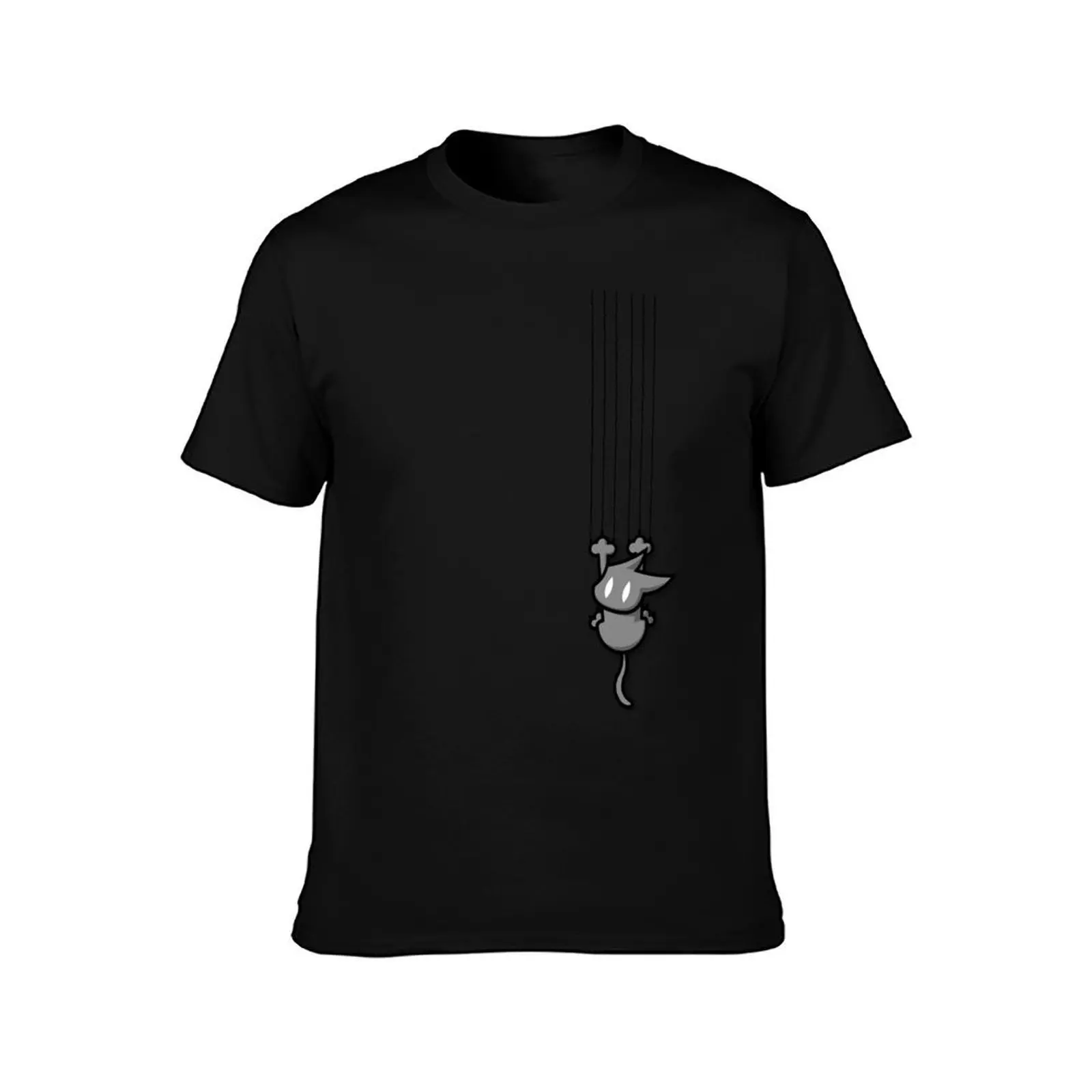 Grab the Cat! T-Shirt Summer Casual Cotton Tee Oversized Streetwear Tops Vintage Graphic Print Loose Fit Short Sleeve