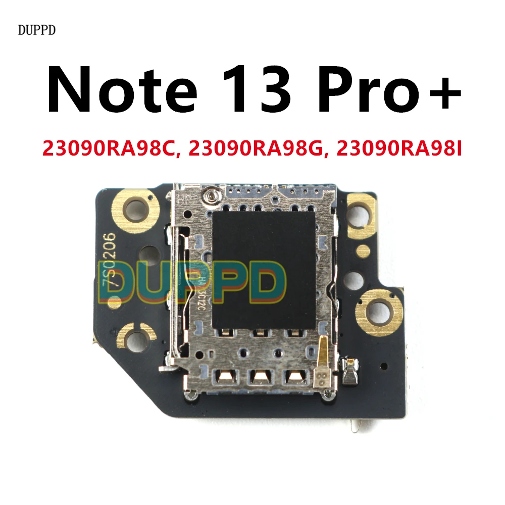 

Устройство чтения SIM-карт для Xiaomi Redmi Note 13 Pro+ Plus Flex Cabl Разъем для SIM-карты Внутренний адаптер Гибкий кабель Запасные части