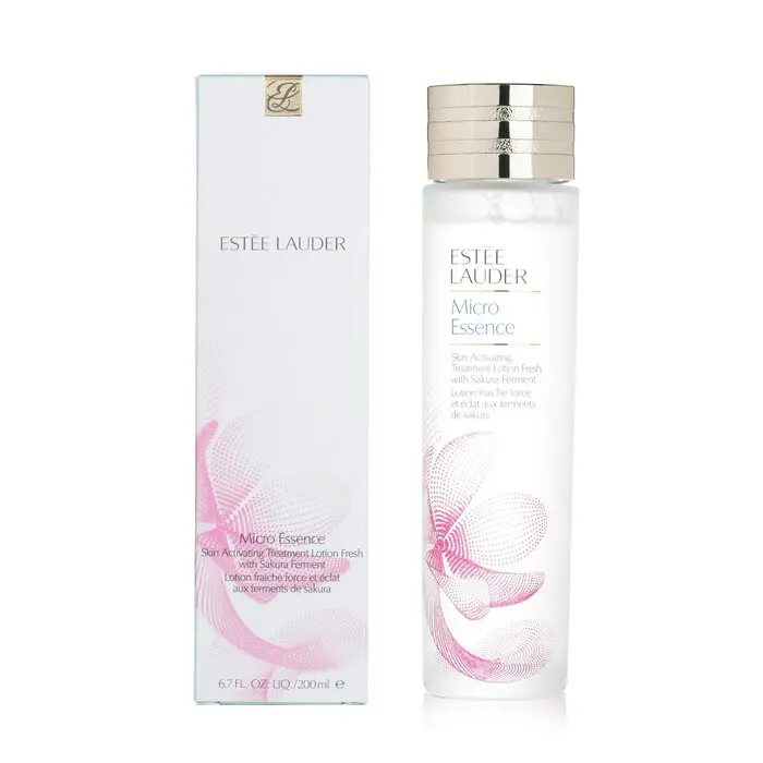 Estee Lauder Micro Essence Skin Activating Treatment Lotion Fresh with Sakura Ferment 200ml, Original Skincares for Women/Men