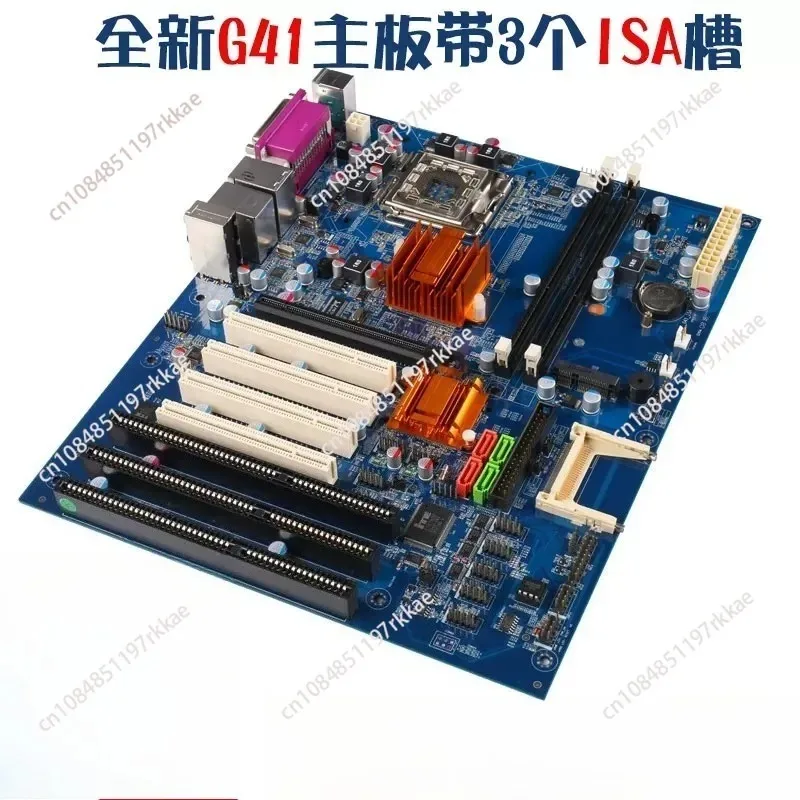 Placa Base Industrial G41 con 3 Ranuras ISA, 4 Ranuras PCI, LAN Dual, DDR3, Socket LGA 775