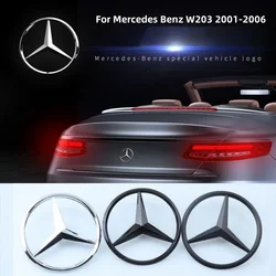 Mercedes Emblem Cover ABS Original Car Rear Trunk Badge Sticker For Mercedes Benz C-class C320 C32 AMG W203 2001-06 A2037580058