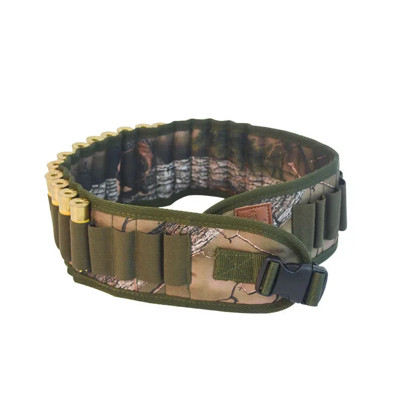 30 Rounds Tactical Shell Bandolier Belt 12/20 Gauge Ammo Holder Shotgun Bullet Belt Pouch Cartridge Waist Belt Bag for Hunting view 6