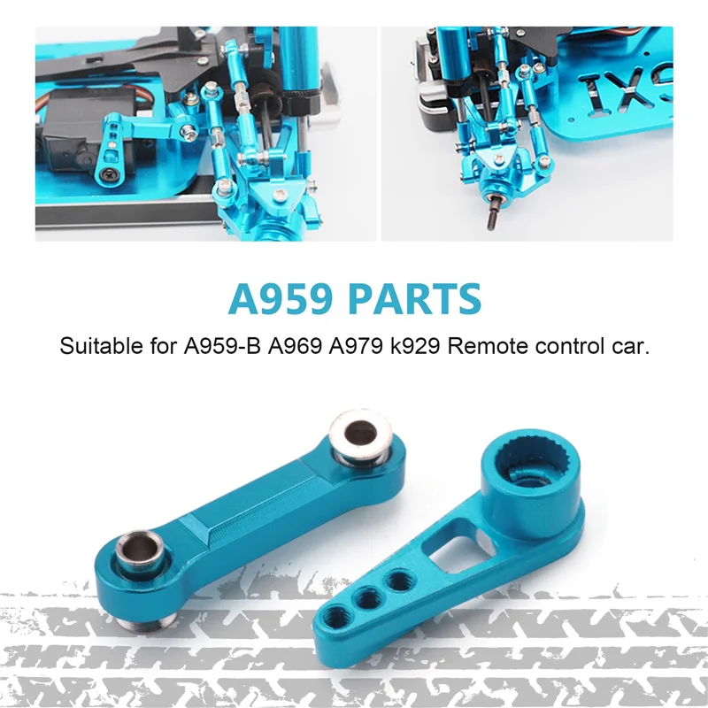 A45F - Części zamienne do samochodów RC Wltoys 1/18 K929 A959 A969 A979 K929 A959-B, metalowe serwo kierownicze 25T + metalowe serwo sterujące