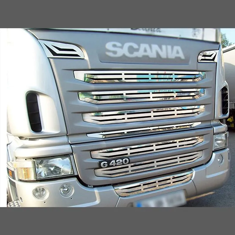 Scania G420 Stripy Grill Chrome WN Inox WNSC120