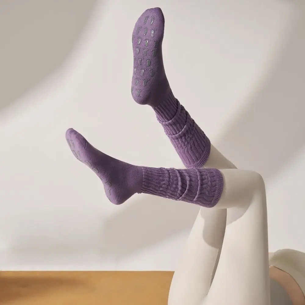 جديد القطن جوارب بيلاتيس تنفس Harajuku الشارع Strappy قبضة جورب عدم الانزلاق قبضة العرق ماصة اليوغا الجوارب #4