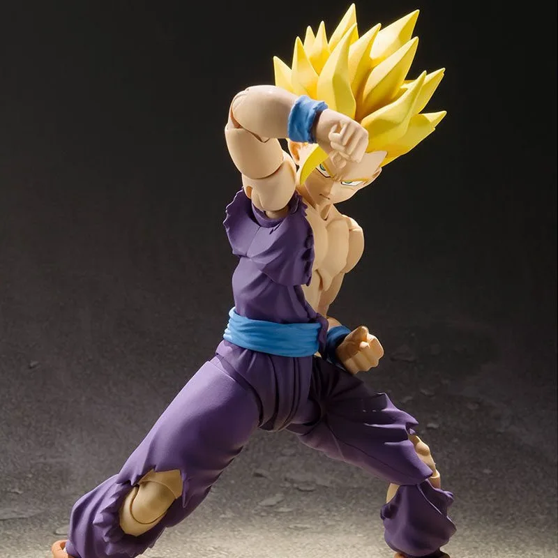 Shf Dragon Ball Son Gohan ssj2 Figure PVC Movable Collection Anime Super Saiyan Gohan Trunks Action Figures Collection Model Toy - view 5