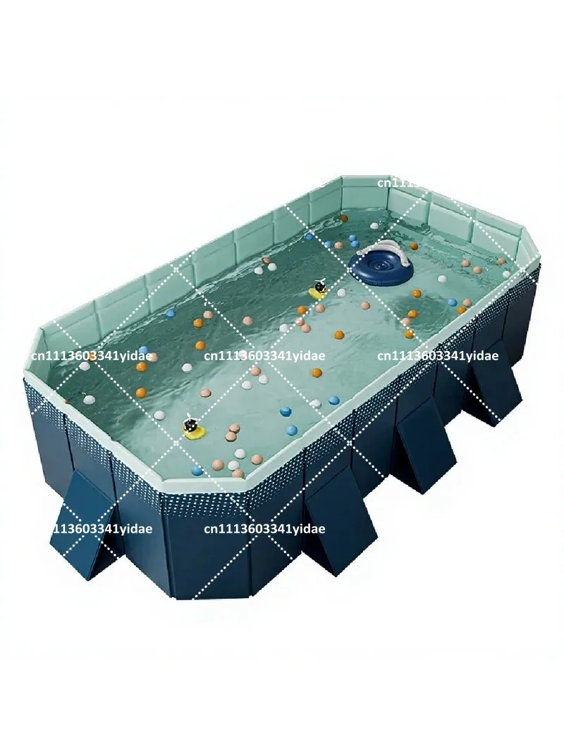 Inflatable Family Pool for Adults Kids, No Installation Needed, Outdoor Backyard Bathing Pool, Large Size Ready to Use