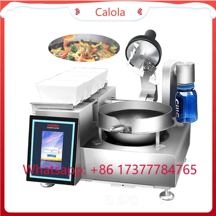 Commercial Intelligent Cooking Robot Automatic Fried Rice Machine Canteen Stir Fry Wok Cooker