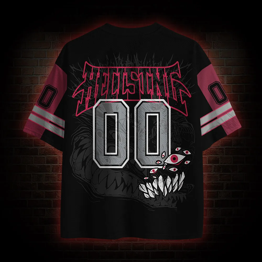 2026 New Movie Sports Fashion Adult and Children's Short Sleeve V-neck Street Eye Clothing Gothic Style Horror Fans Gift