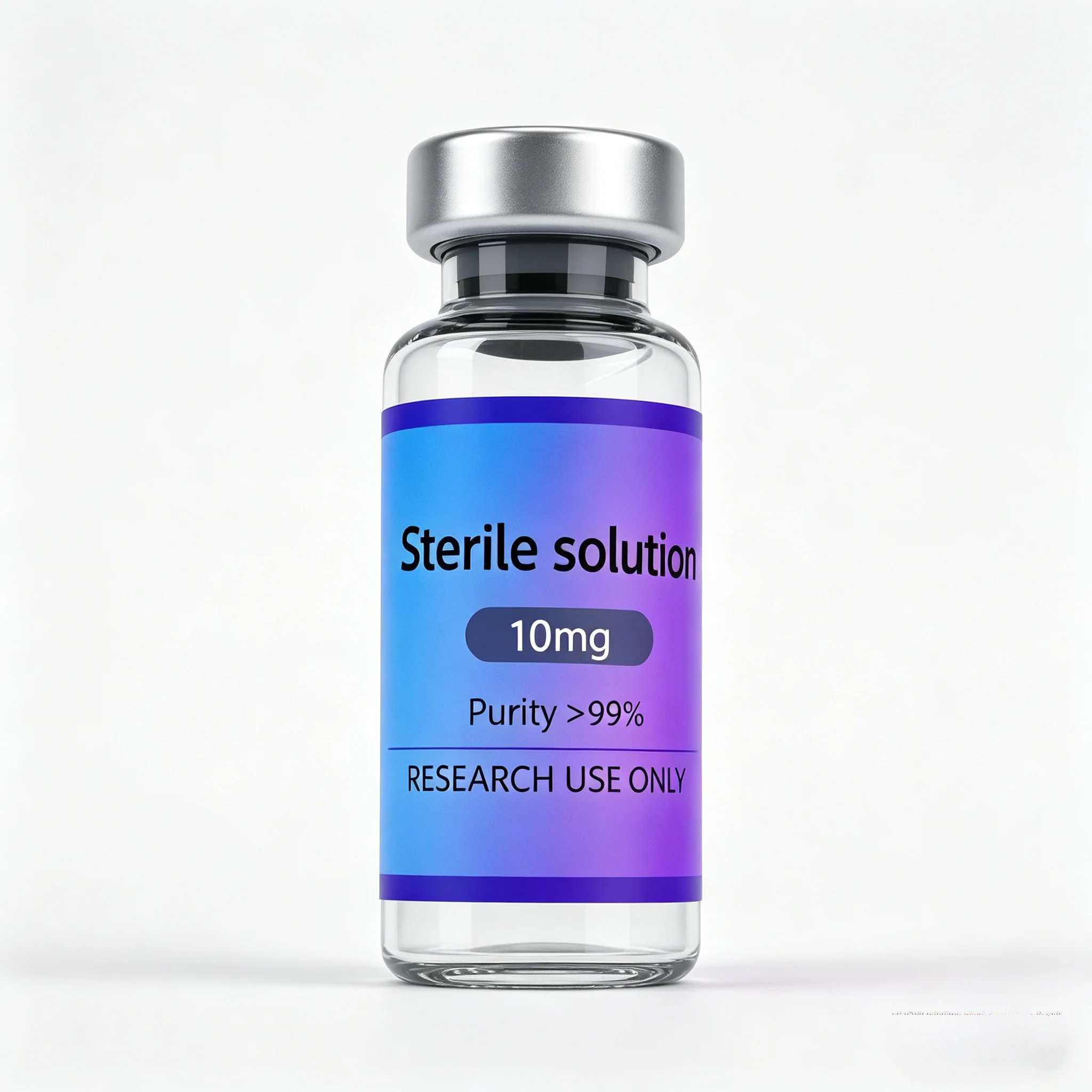 Adhesive Waterproof Vinyl Decals HD Custom Printed Private Labels for 3ml 5ml 10ml Peptide Supplement Cosmetic Vials