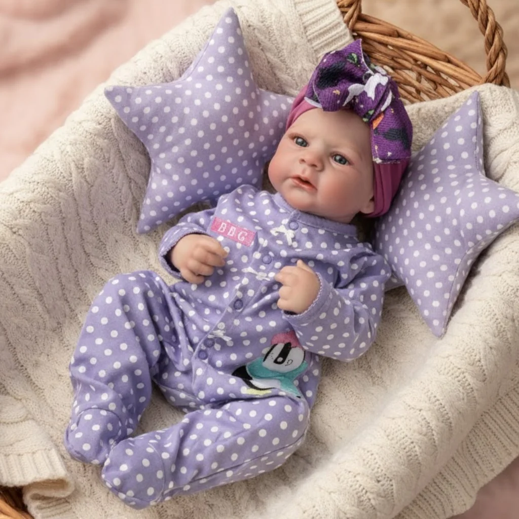 

45CM Elijah Silicone Vinyl Painted Baby Doll Whole Body with Boy/Girl Belly Reborn Dolls Kid's Christmas Gift Muñecas