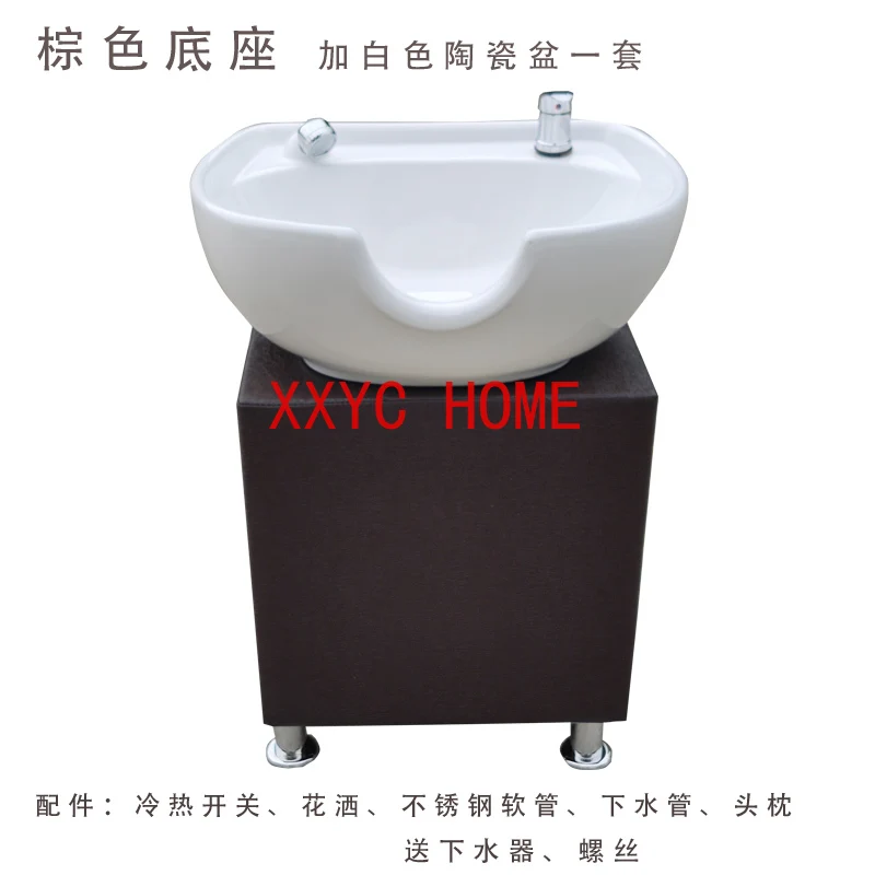 Sitting Shampoo Chair Flushing Bed Sitting Pool Ceramic
