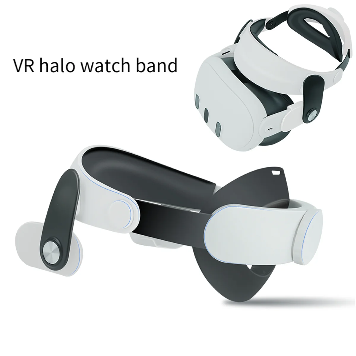 AU47-VR عقال حزام الرأس ل Meta Oculus Quest 3، استبدال مريحة الإسفنج أغطية الرأس سماعة VR الملحقات