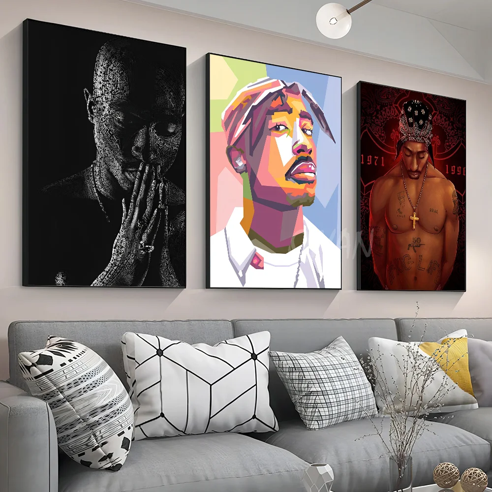 Tupac Amaru Shakur Poster Wall Art Home Decor Room Decor Digital Painting Living Room Restaurant Kitchen Art