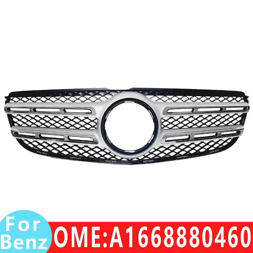 

for Mercedes Benz 1668880460 grills Grille mesh radiator Middle grid base W166 GL350 GL400 GL450 GL500 GL550 car Accessories