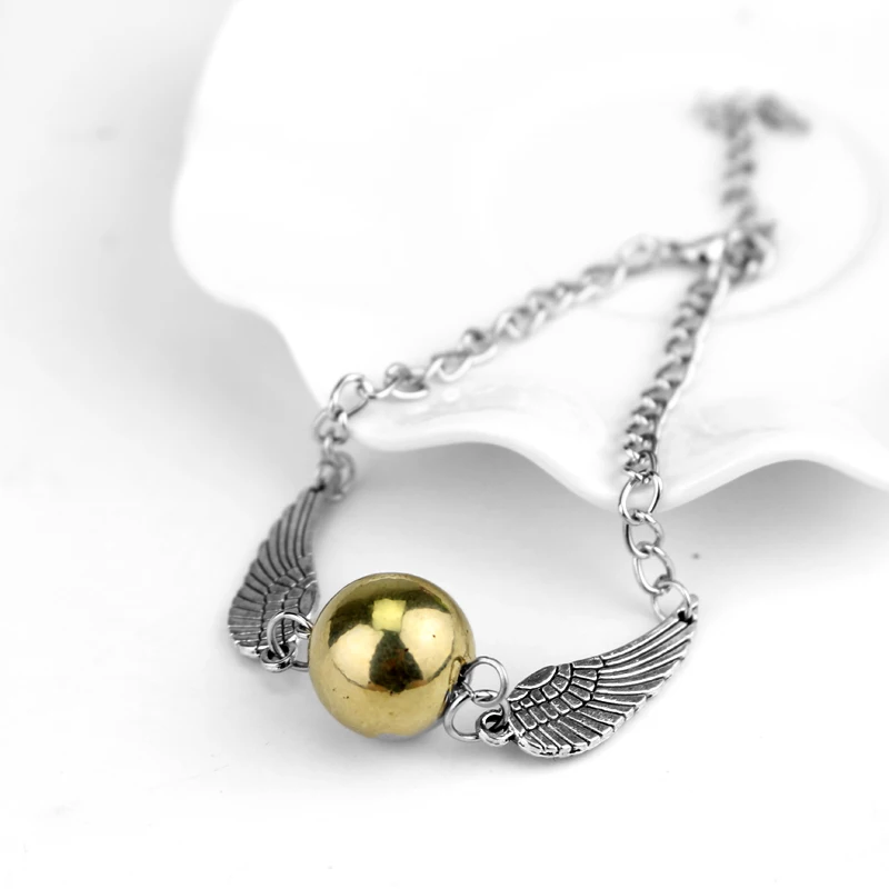 Harri Golden Snitch Bracelet Potter Multi Wings Snitchs Owl Hedwig Layer Handmade Bracelet for Fans Gifts view 5