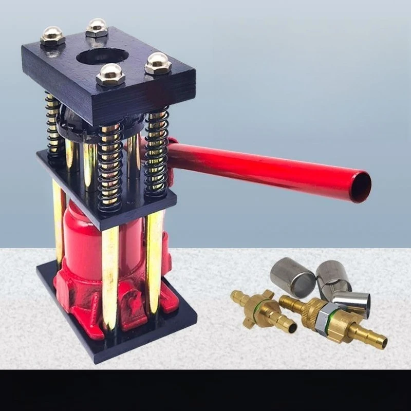 8-Tooth D-shape Manual Hydraulic Crimper 8-22mm High Pressure Pipe Crimping Tool Hose Press Replacement Equipment