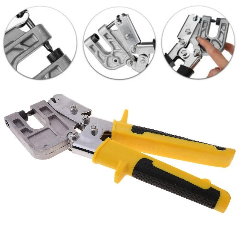 Crimper 10In Handle Crimper Plaster Tool For Fastening Metal