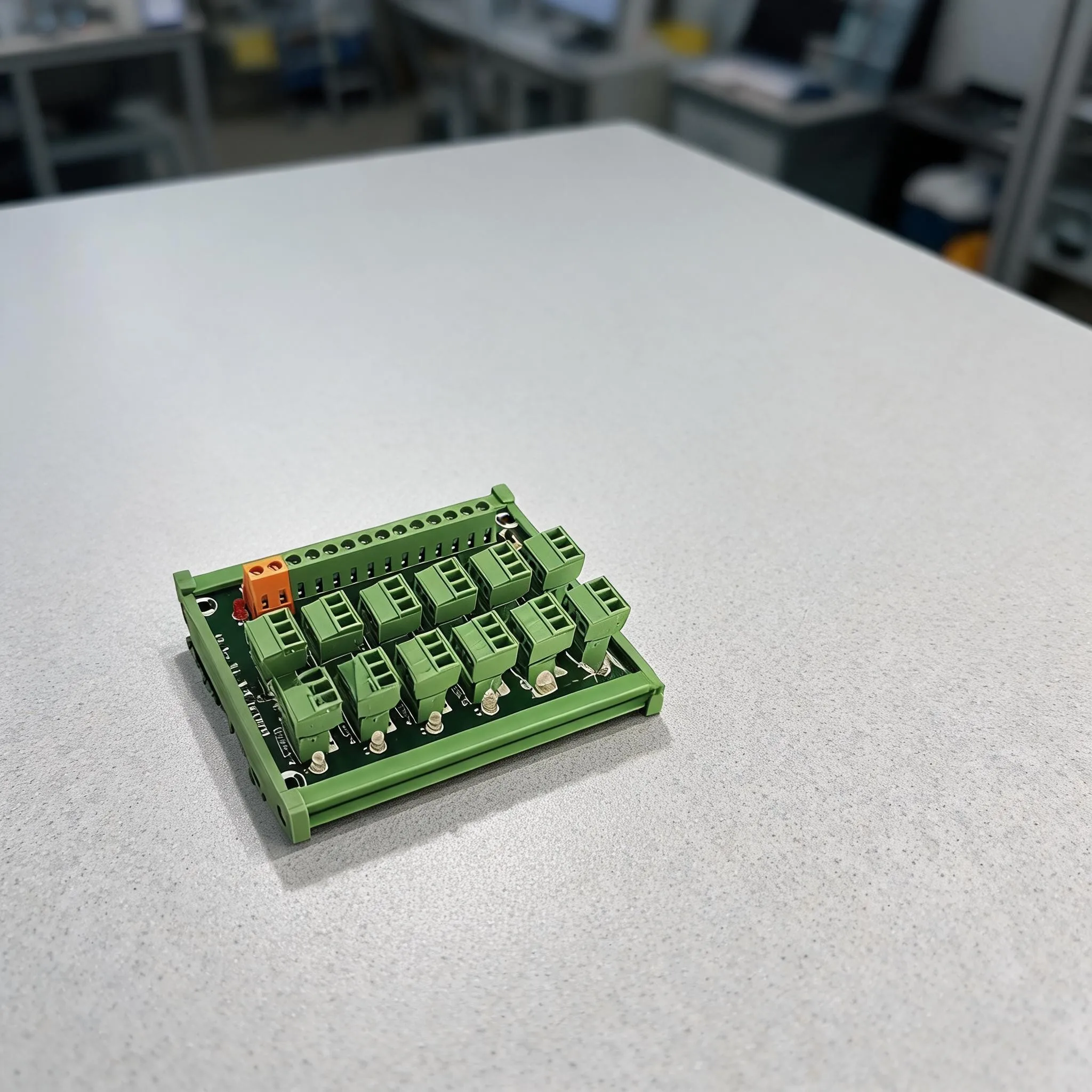 KP-12L-Gther-C 12-Channel Input Terminal Block for Sensors NPN/PNP Support LED Status Indicators Compact 100x87x43mm