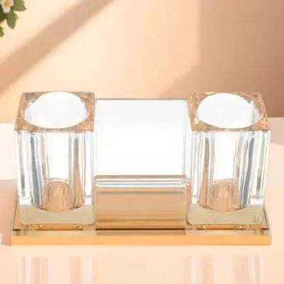 

Holder for Mic Stand Crystal Microphone Home Karaoke Accessories Storage Acrylic Acrlic Table Office