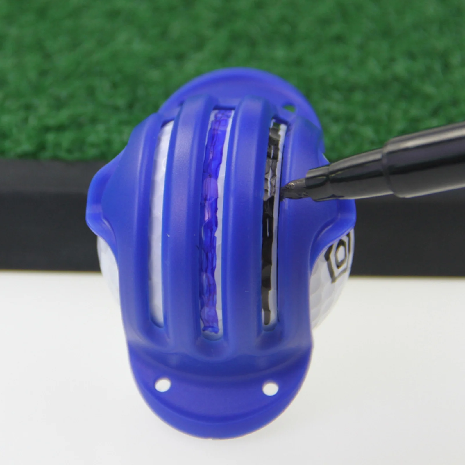 

5pcs Golf Ball Line Liner Tool Translucent Lightweight For Easy Carrying Drawing Marking Stencil Golf Training Accessory