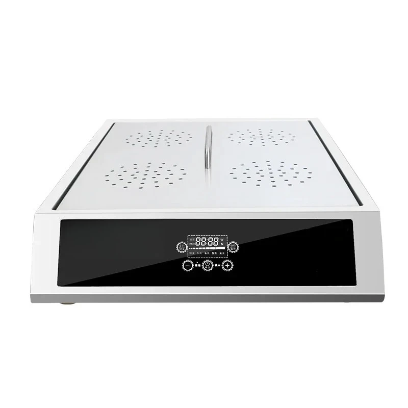 

'Commercial Food Steamer Electric Steam Cooker Digital Stainless Steel Steam Heating Transparent Showcase