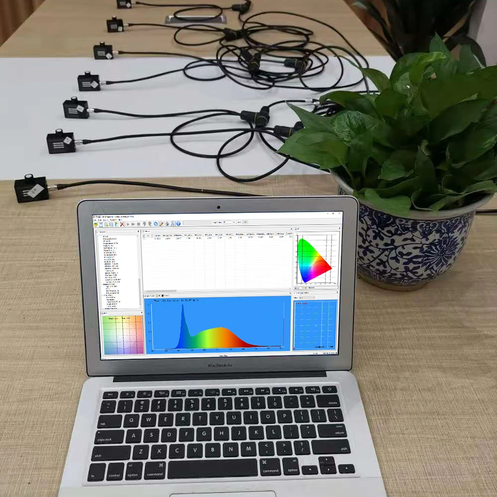 HPCS300P Mini PAR Meter Spectrometers 350nm-800nm HOPOOCOLOR