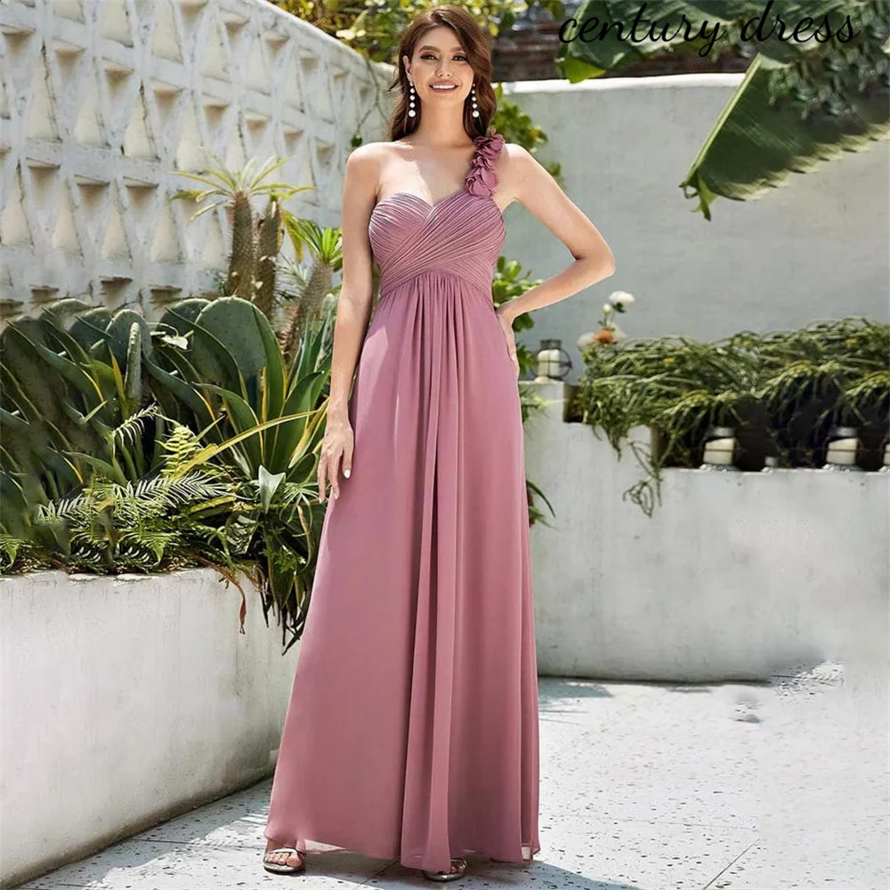 

Sweetheart Customized Formal Dress Zipper Mother Of The Bride A-Line Charming One Shoulder Party Dresses Women Evening Gown