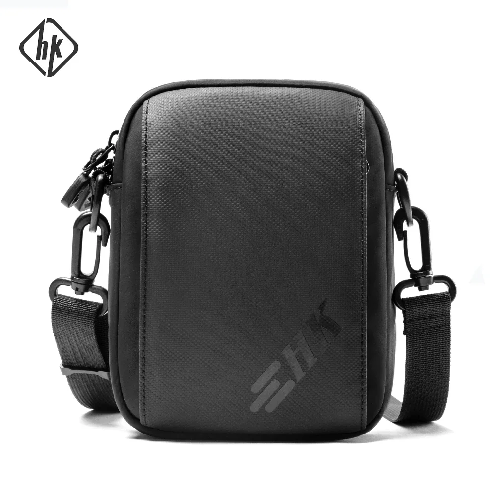 Hcankcan-Bolso de hombro para hombre y mujer, bolsa de pecho para teléfono, impermeable, Mini bandolera