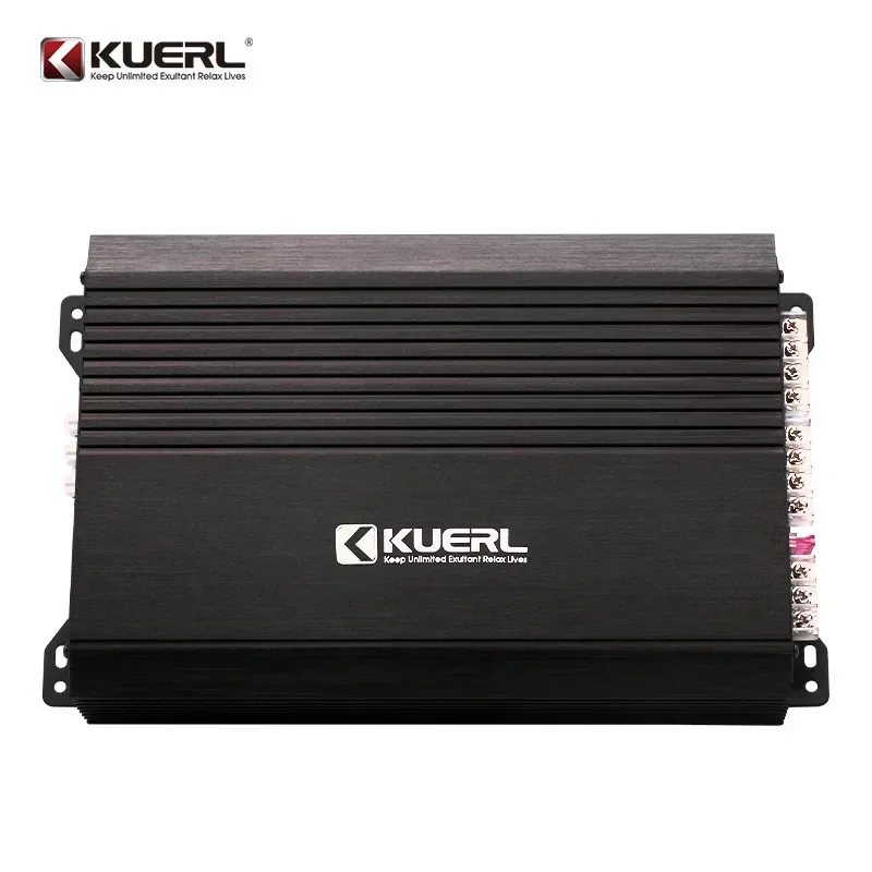 Durable 4-Channel Four-way High-power Car 12V Car Power Amplifier Car Audio Modified Aluminum Alloy 4 (Ω)